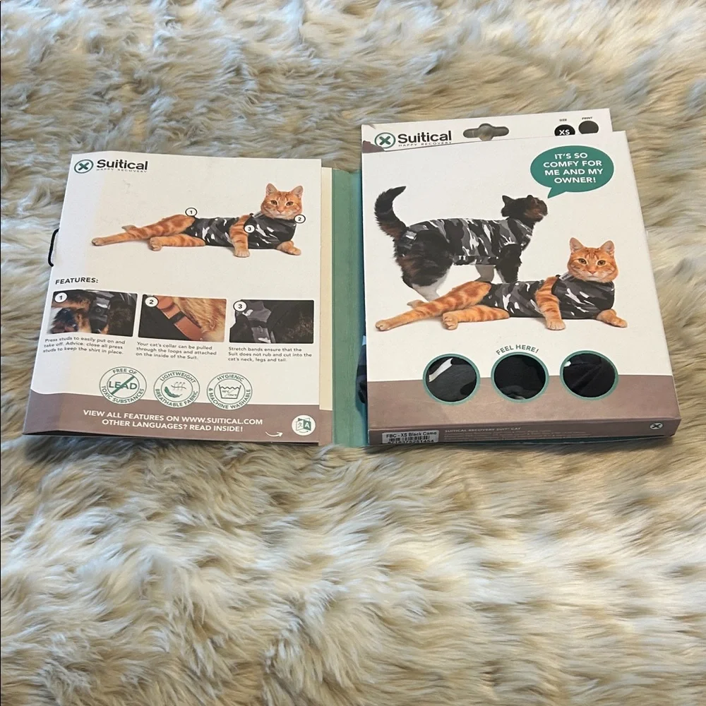 Camouflage Recovery Suit for Cats